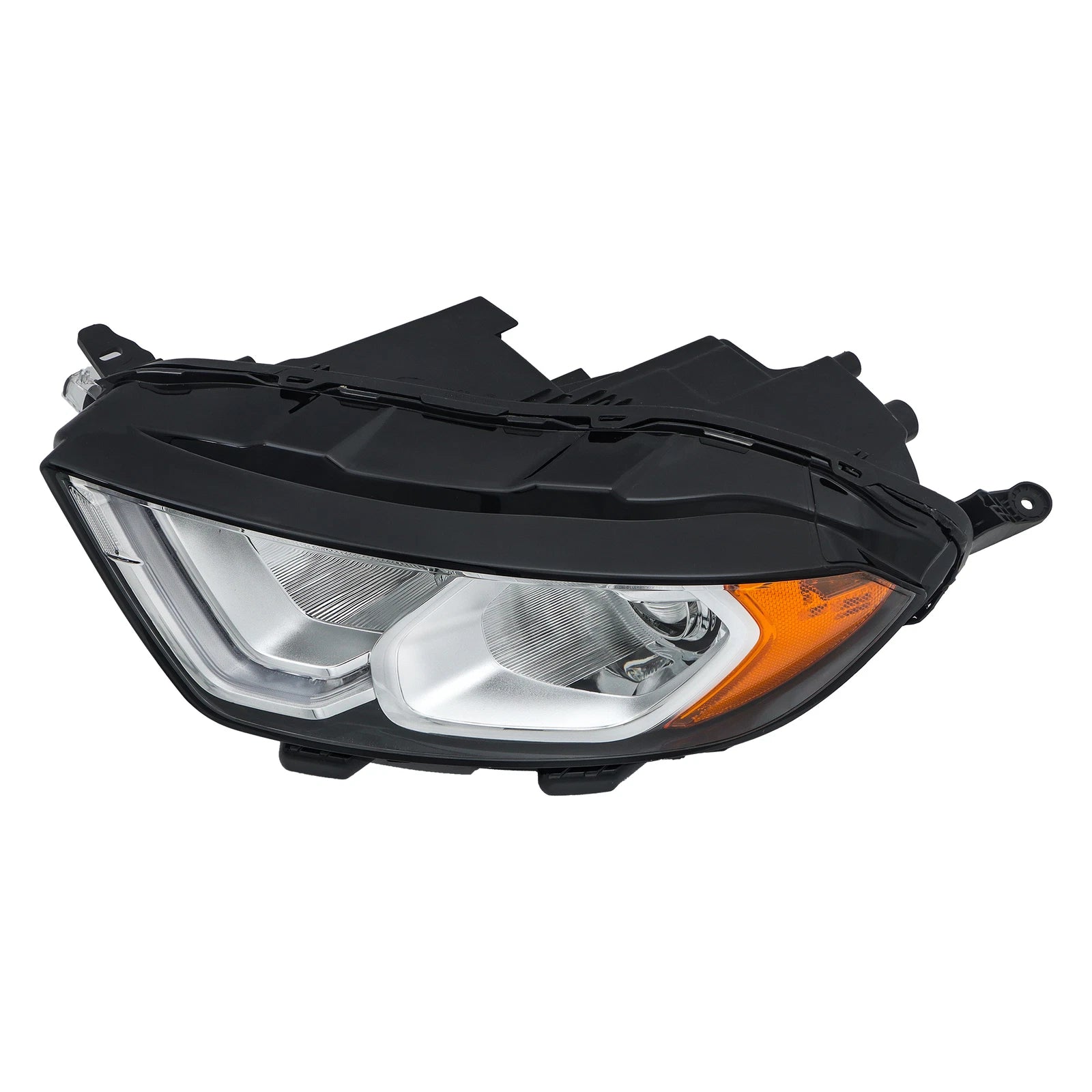 Headlight for Ford EcoSport (2018–2023) Right Chrome Halogen W/DRL