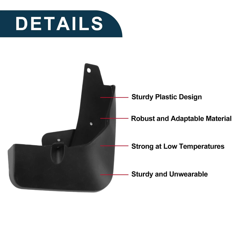 Set of 4 Mud Flaps Splash Guards for Toyota RAV4 Fashion Edition (2018)
