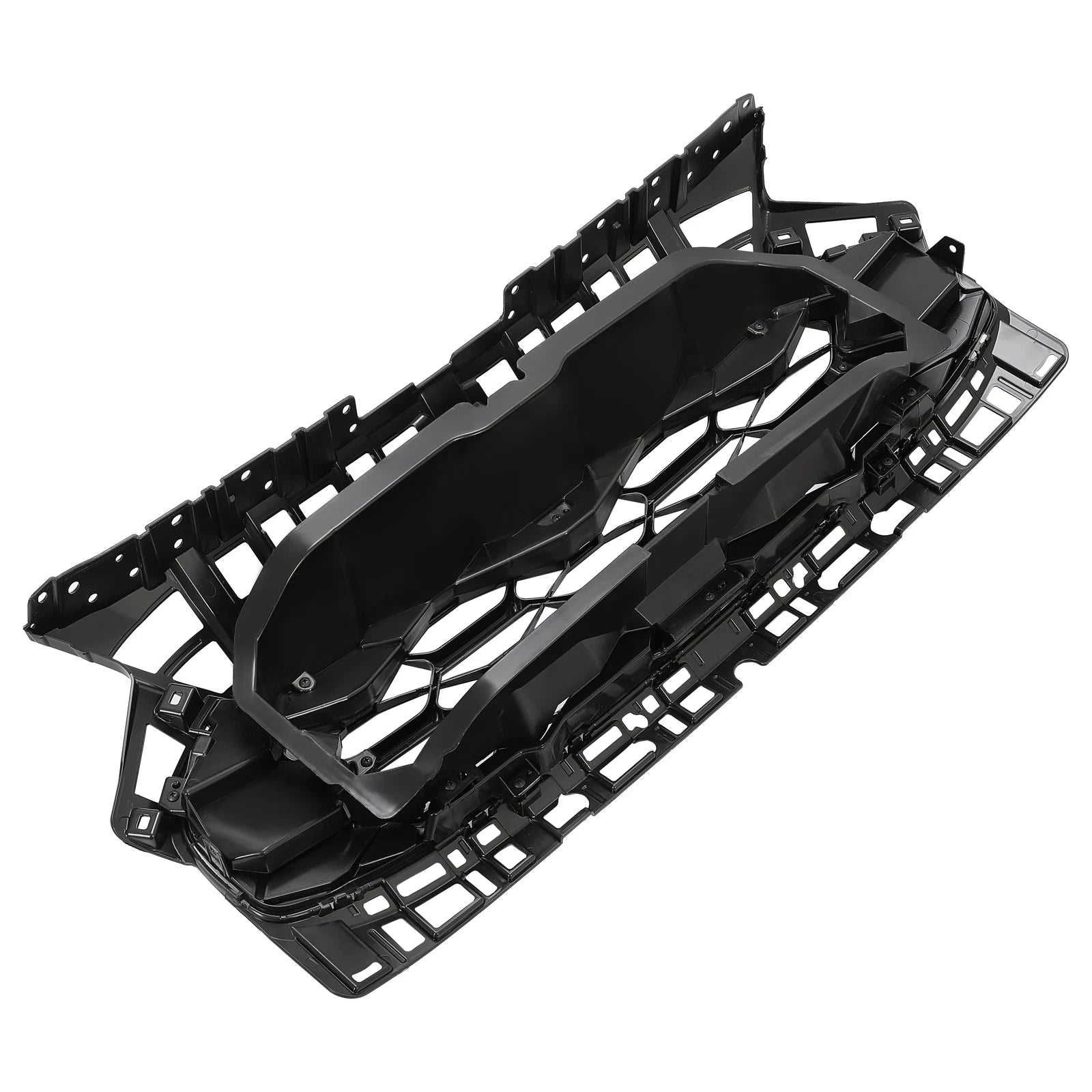 Front Bumper Grille for Honda HR-V (2023-2024) Matte Black Honeycomb