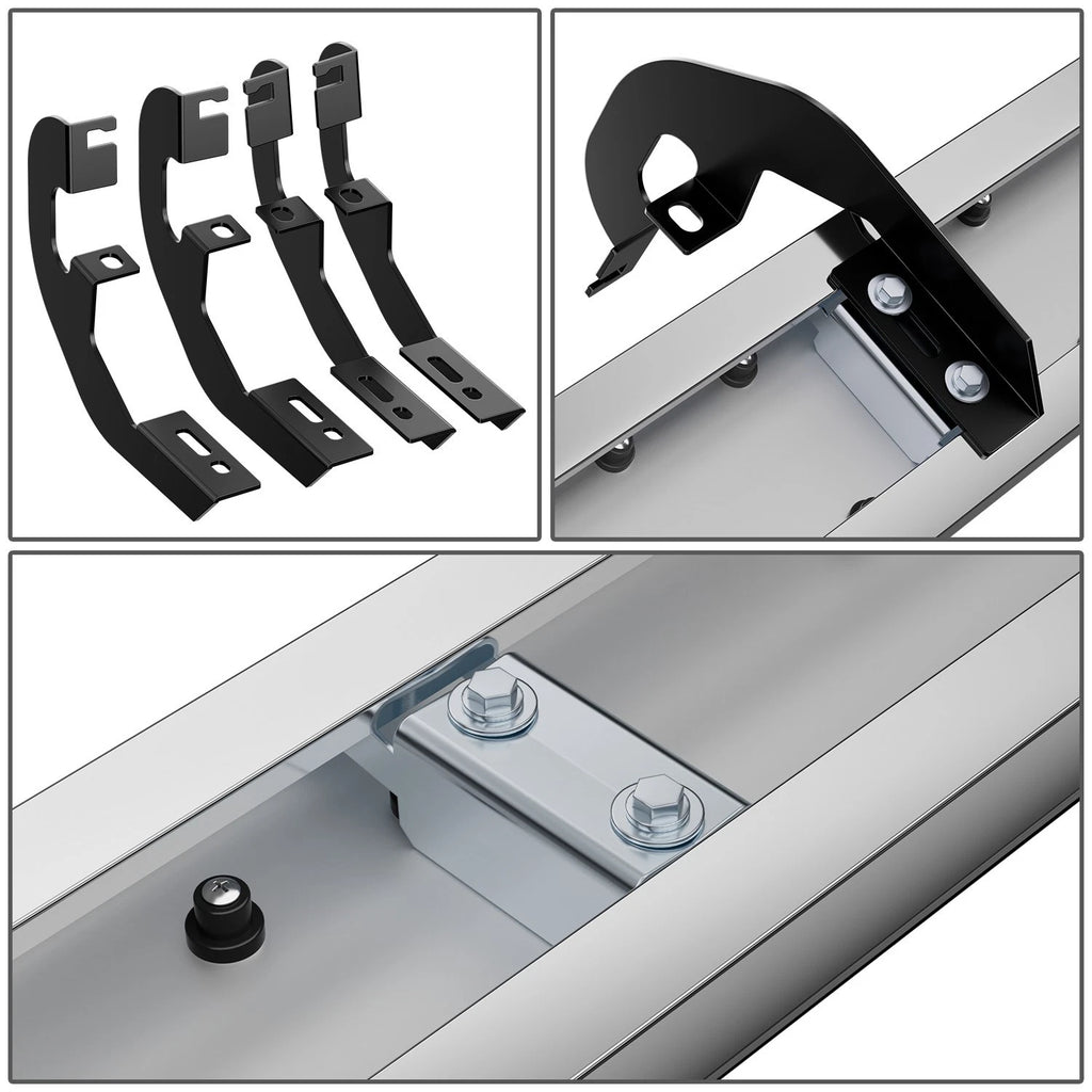 Set of 2 Running Boards for Silverado Sierra 1500 2500HD 3500HD (2019–2025)