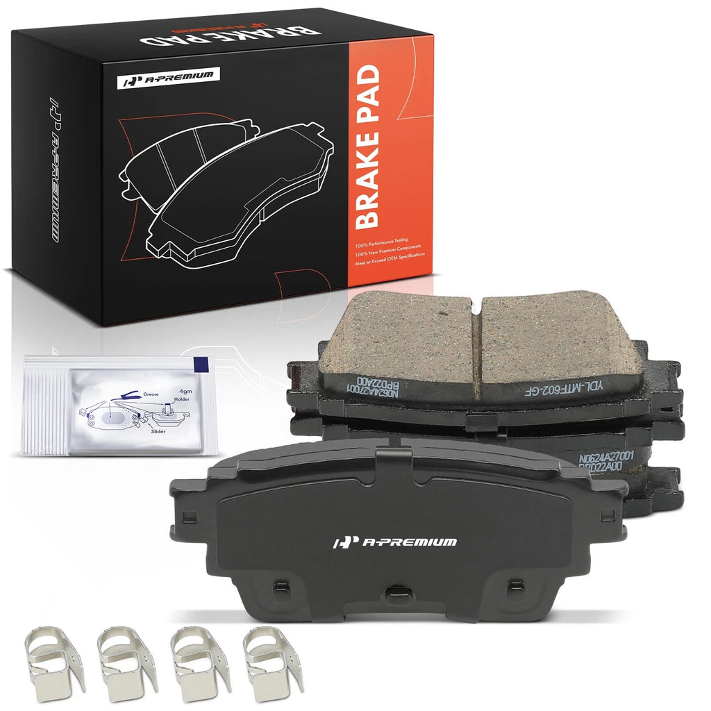Set of 4 Rear Side Ceramic Brake Pads for Nissan Altima (2019)