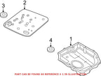 Genuine OEM Transmission Oil Pan for Chrysler 300 (2005–2010) 52852912AC