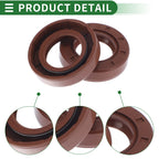 Set of 5 Oil Seal Rotary Shaft Seal FKM Rubber 25x43x10mm