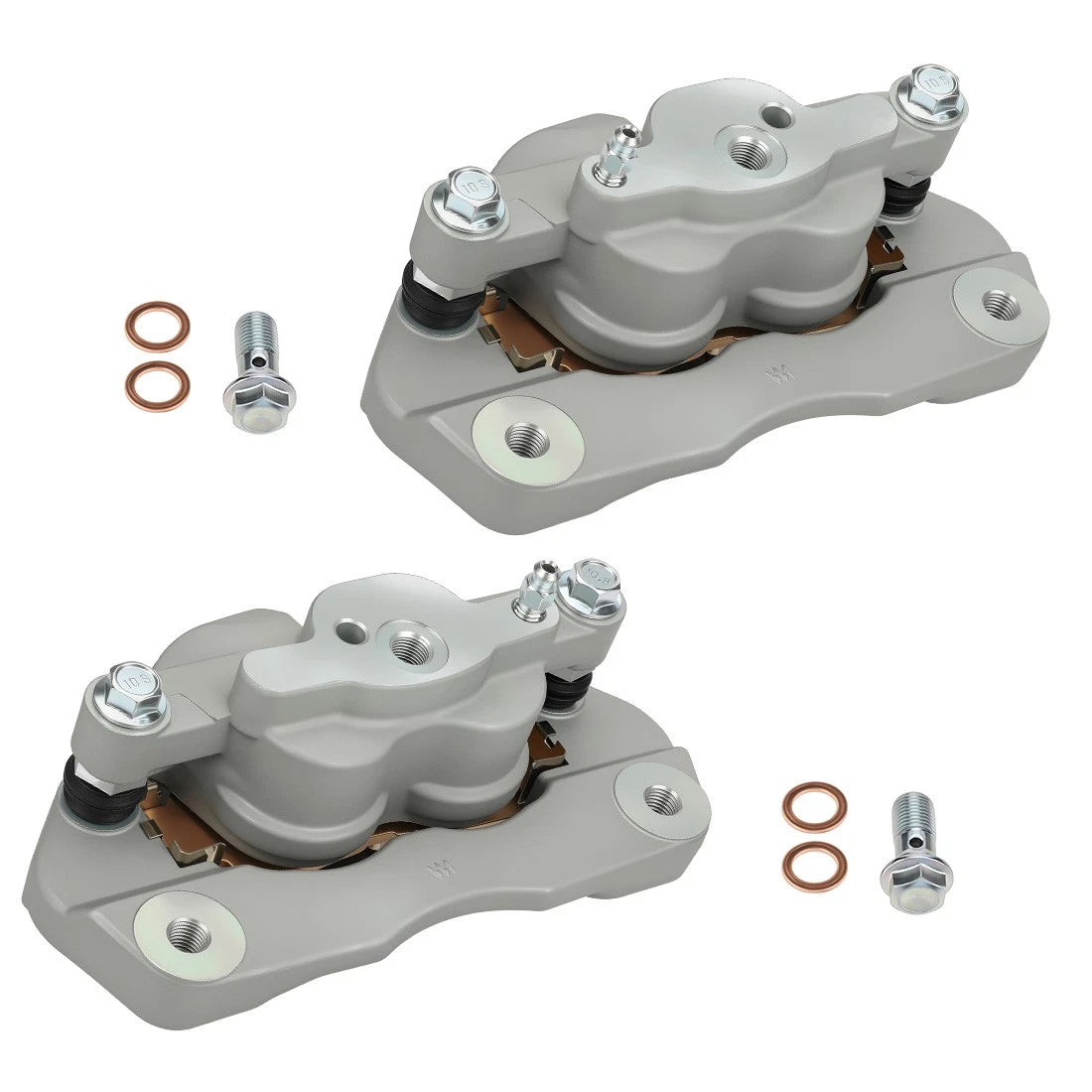 Front Left & Right Brake Caliper w/ Pads for Yamaha YXZ1000R (2016–2024)