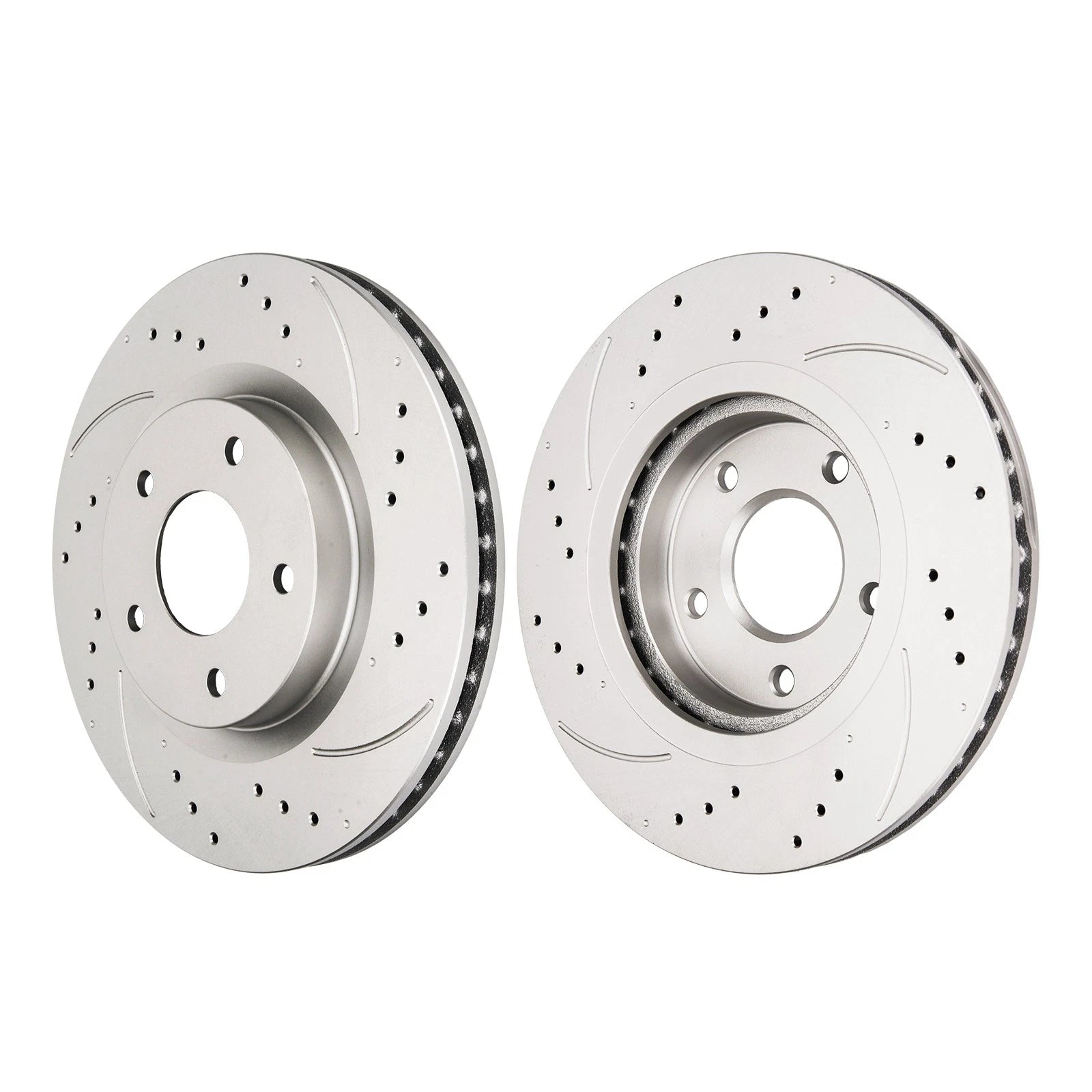Front Brake Rotors and Ceramic Pads Kit for Nissan Rogue (2014–2017)