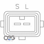 Voltage Regulator for Mercury Capri L4 1.6L (1991-1991)