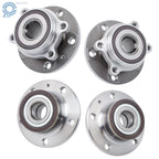 Set of 4 Wheel Bearing & Hub Assembly for VW Tiguan Jetta Passat Eos (FWD)