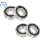 Set of 4 Double Rubber Seals 63/32-2RS for Deep Groove Ball Bearing 32x75x20 mm