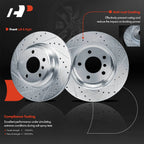 Drilled Brake Rotors + Ceramic Brake Pads for BMW 335i GT xDrive (2013–2015)