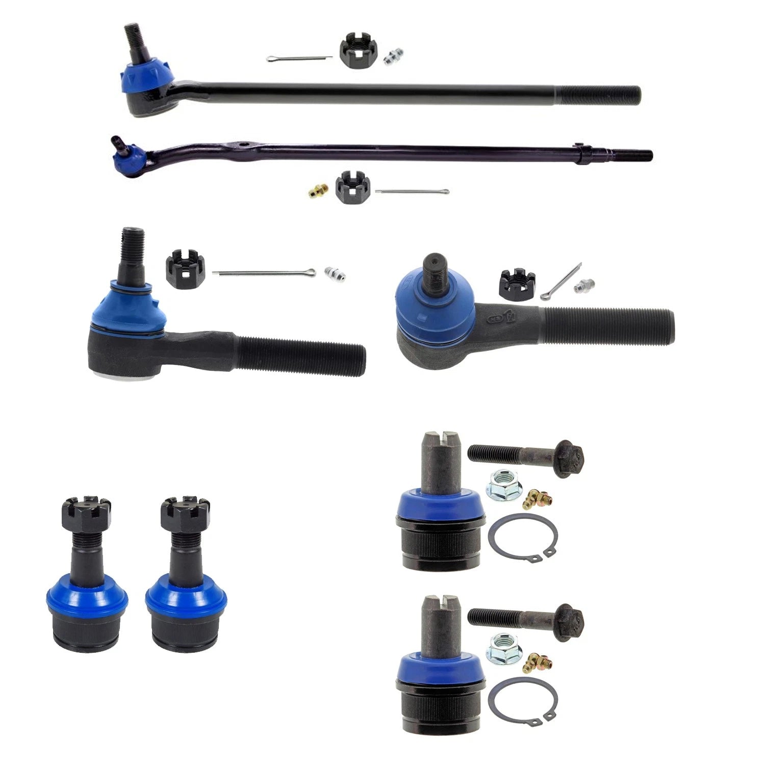 Mevotech Supreme Tie Rods & Ball Joints Kit for Ford F-150 (RWD)