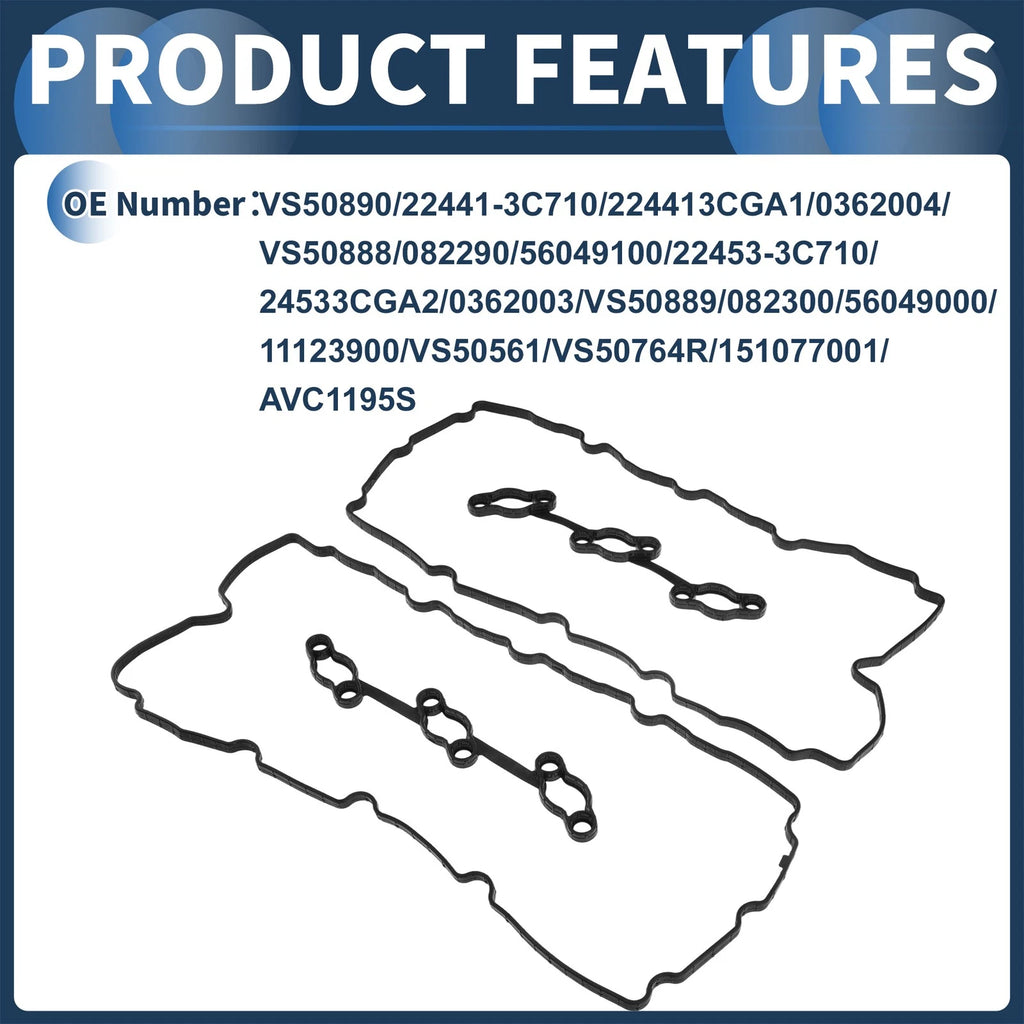Valve Cover Gasket Set for Hyundai Azera (2012–2017) 3.3L V6 VS50890