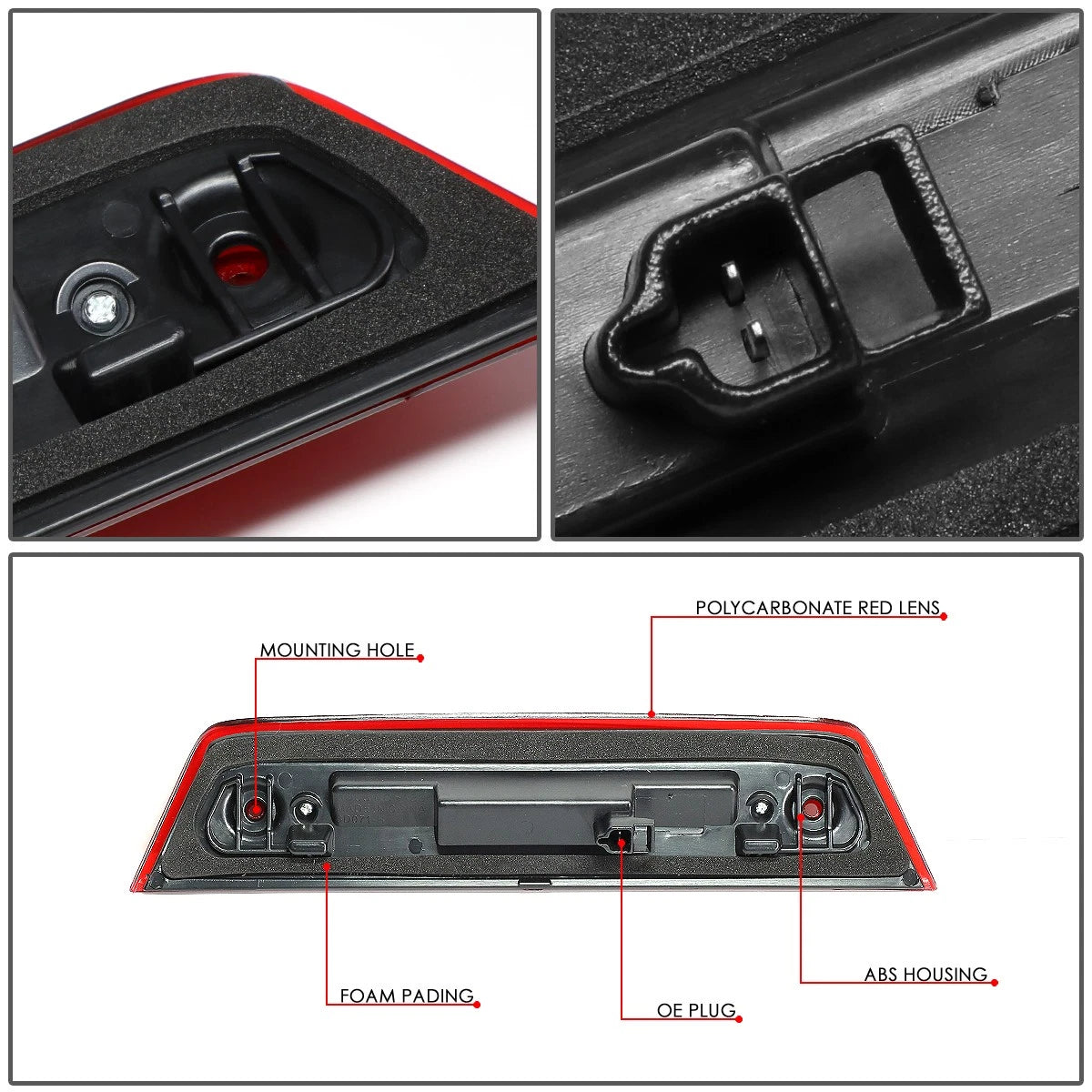 Full LED Third Tail Brake Light for Dodge Journey (2010–2016)