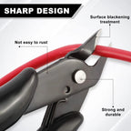 Set of 10 Flush Wire Cable Cutters Diagonal Cutting Pliers