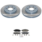 DuraGo Front Rotor & Bosch QuietCast Ceramic Brake Pad Kit for Ford F-150 (2015–2023)