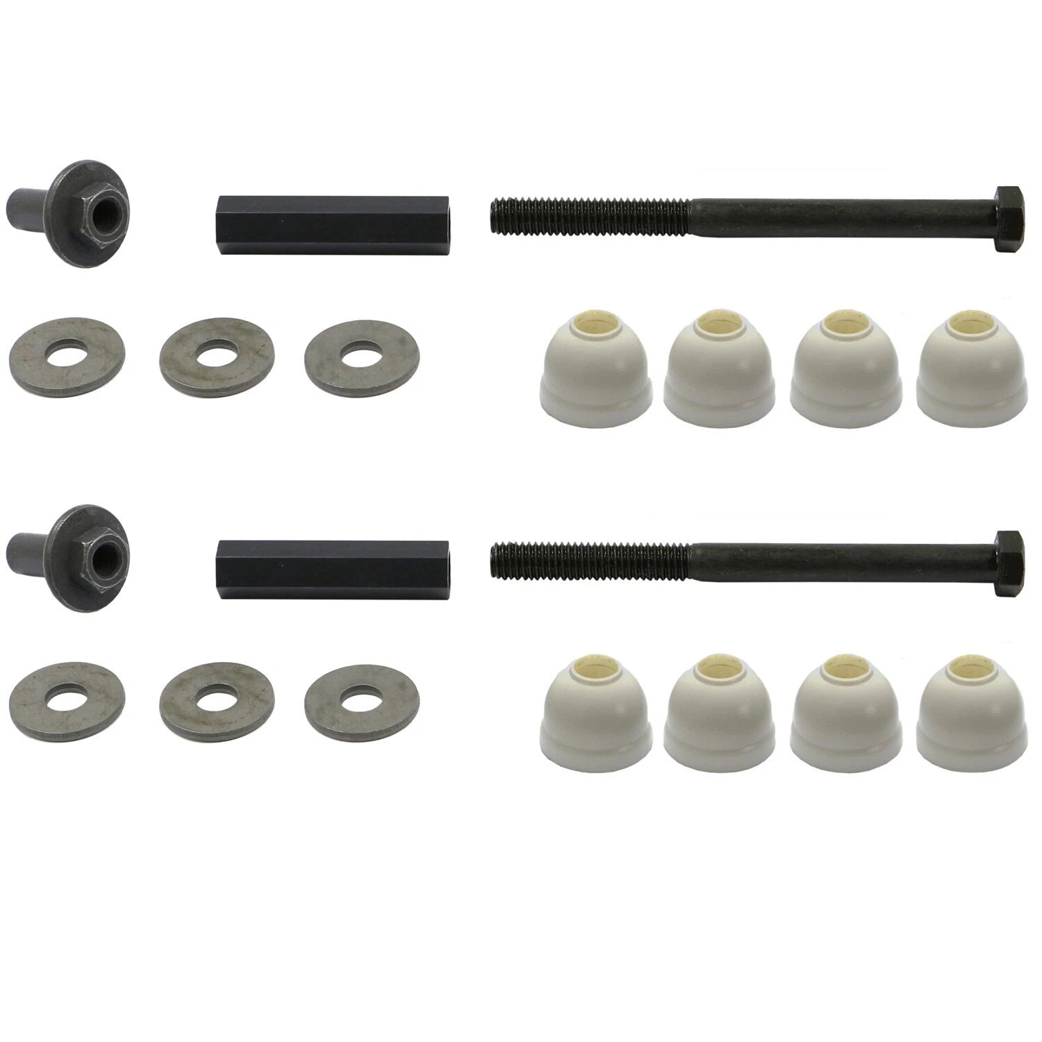 Set of 2 Front Stabilizer Bar Link Kits for Buick Chevy GMC Pontiac (Moog)