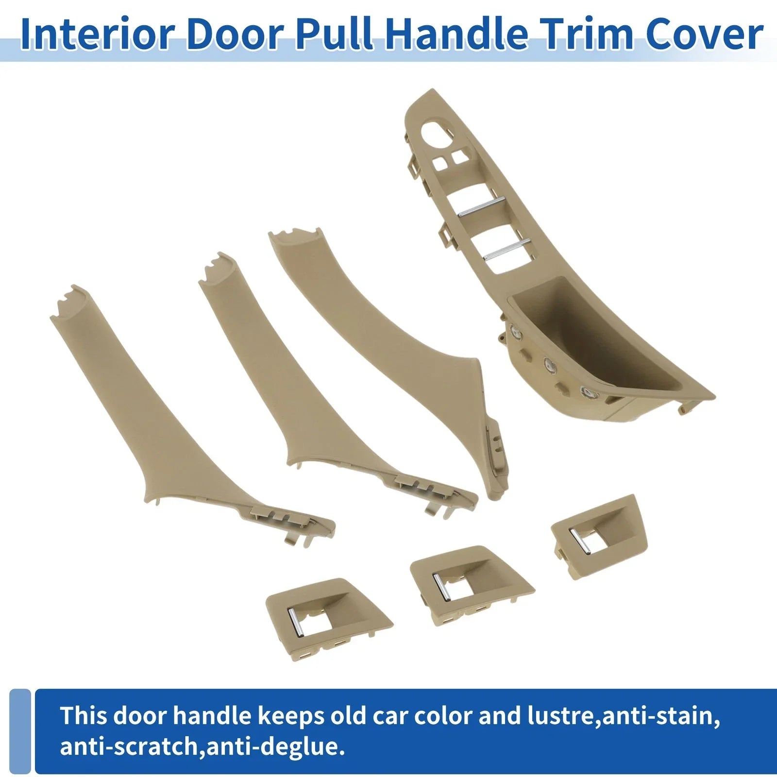 1 Set RHD Side Door Window Control Panel Cover for BMW 5 Series