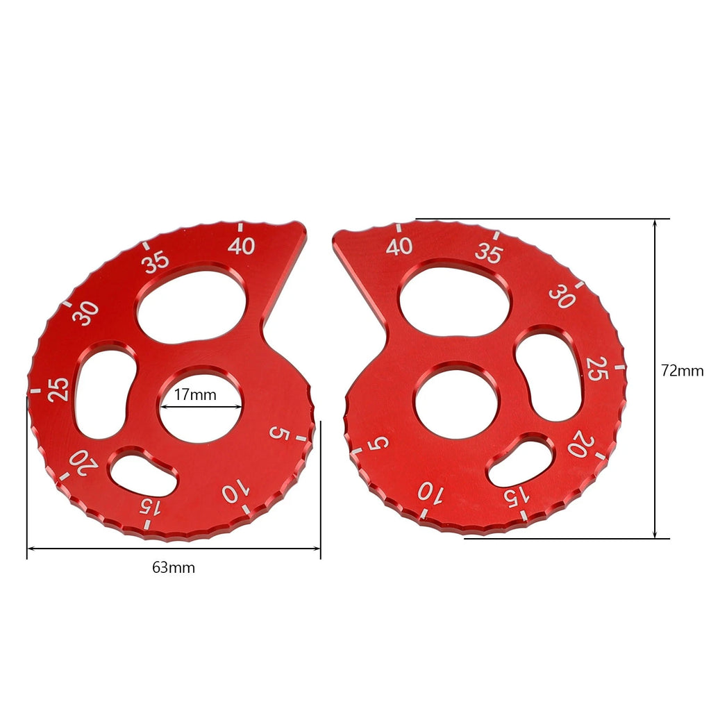 CNC Chain Adjuster for Honda CRF150F, 230L, CRM250, XR250R, XR400R, XR600R