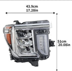 Full LED Headlight w/ LED Signal for GMC Sierra 2500 HD (2020–2023)