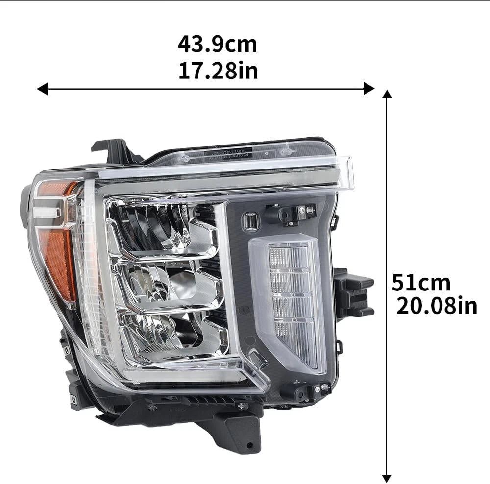 Full LED Headlight w/ LED Signal for GMC Sierra 2500 HD (2020–2023)
