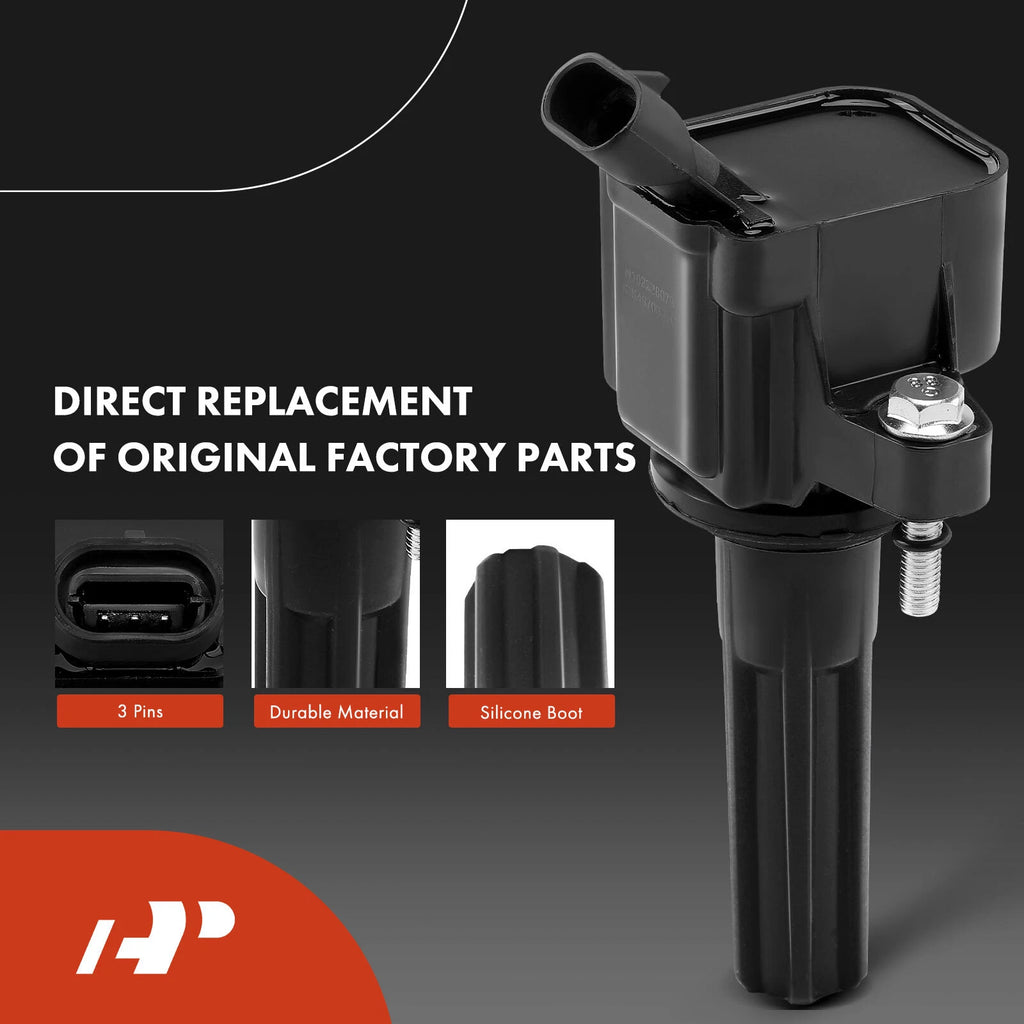 Set of 5 Ignition Coils & Iridium Spark Plugs for Chevy Colorado (2007–2012)