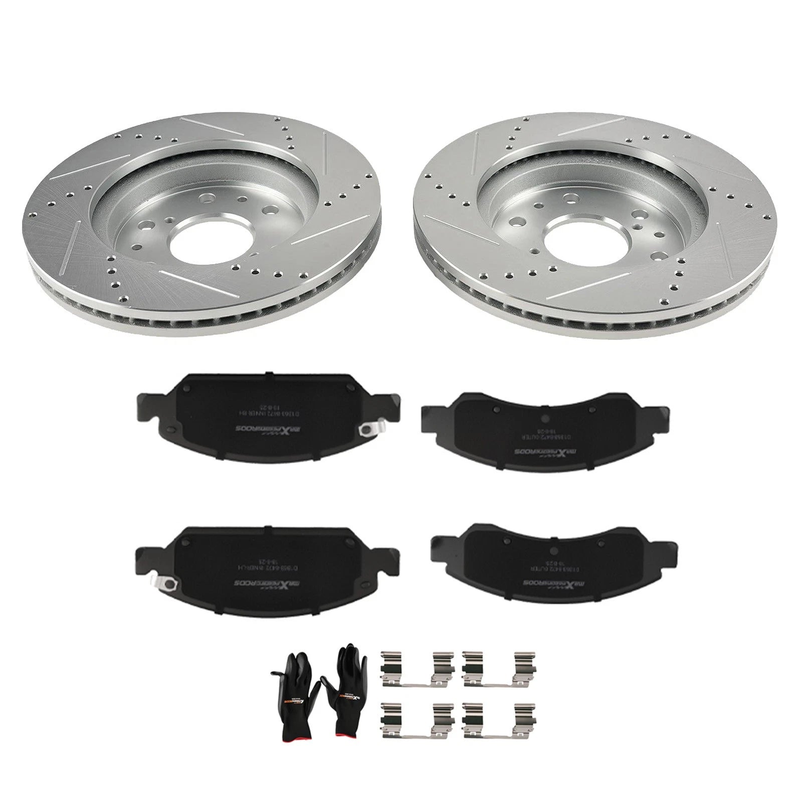 Front Brake Rotors and Pads Kit for Chevrolet Silverado 1500 (2005–2018)