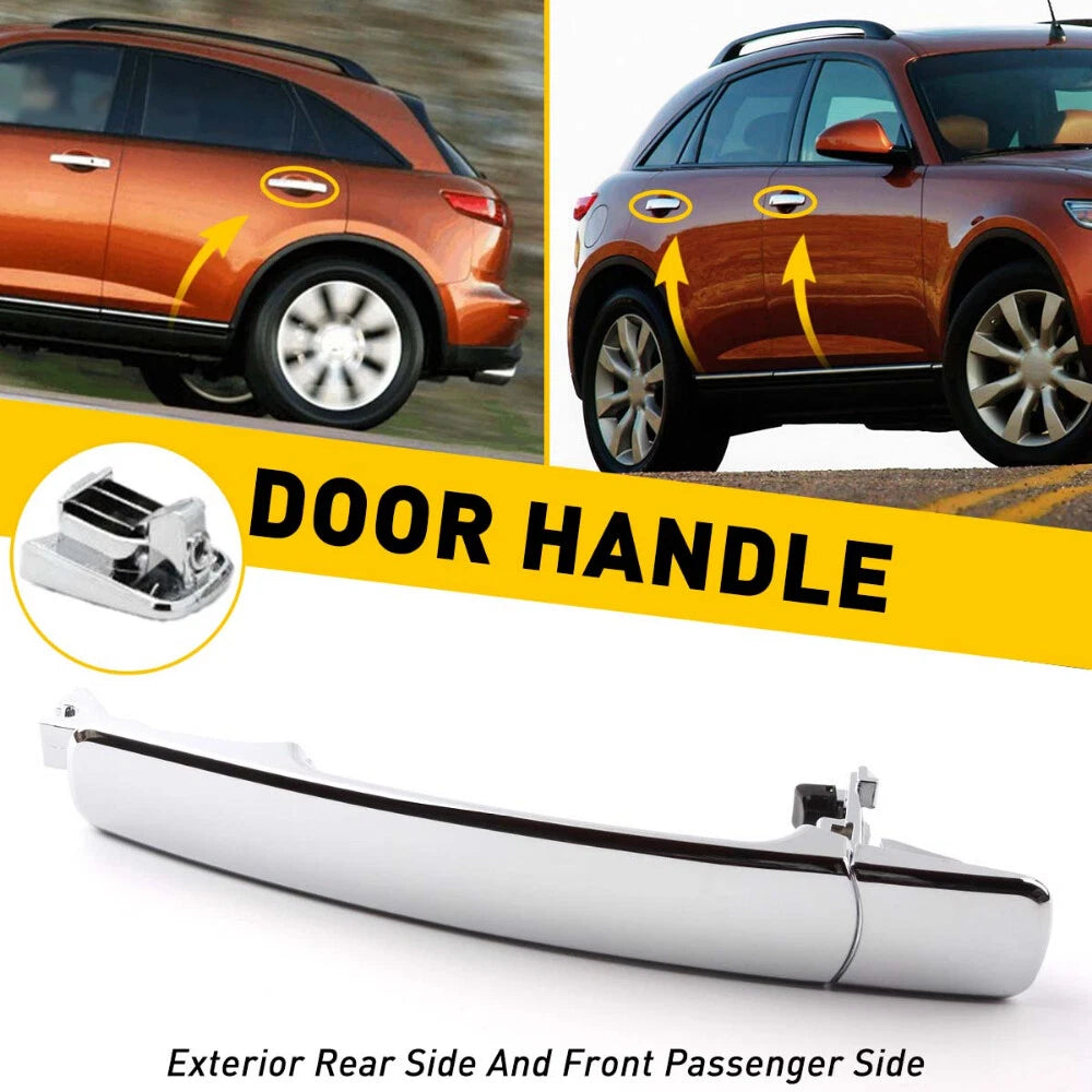 Set of 2 Outside Door Handles for Nissan Murano Rogue (2003âPresent)