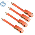 Set of 4 Heavy Duty Tie Downs for Universal Use (4000 lbs, 1.5" × 20')