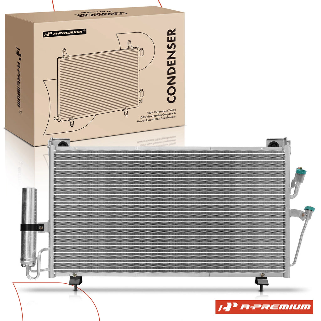 A/C Condenser with Bracket & Receiver Drier for Mitsubishi Outlander (2003–2006)