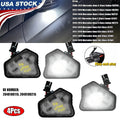 4X White LED Side Mirror Puddle Light for Mercedes Benz W204 W212 C117 X156 X204