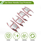 Set of 4 Door Handle Cup Protectors for BMW X3 (2018–2022) Chrome