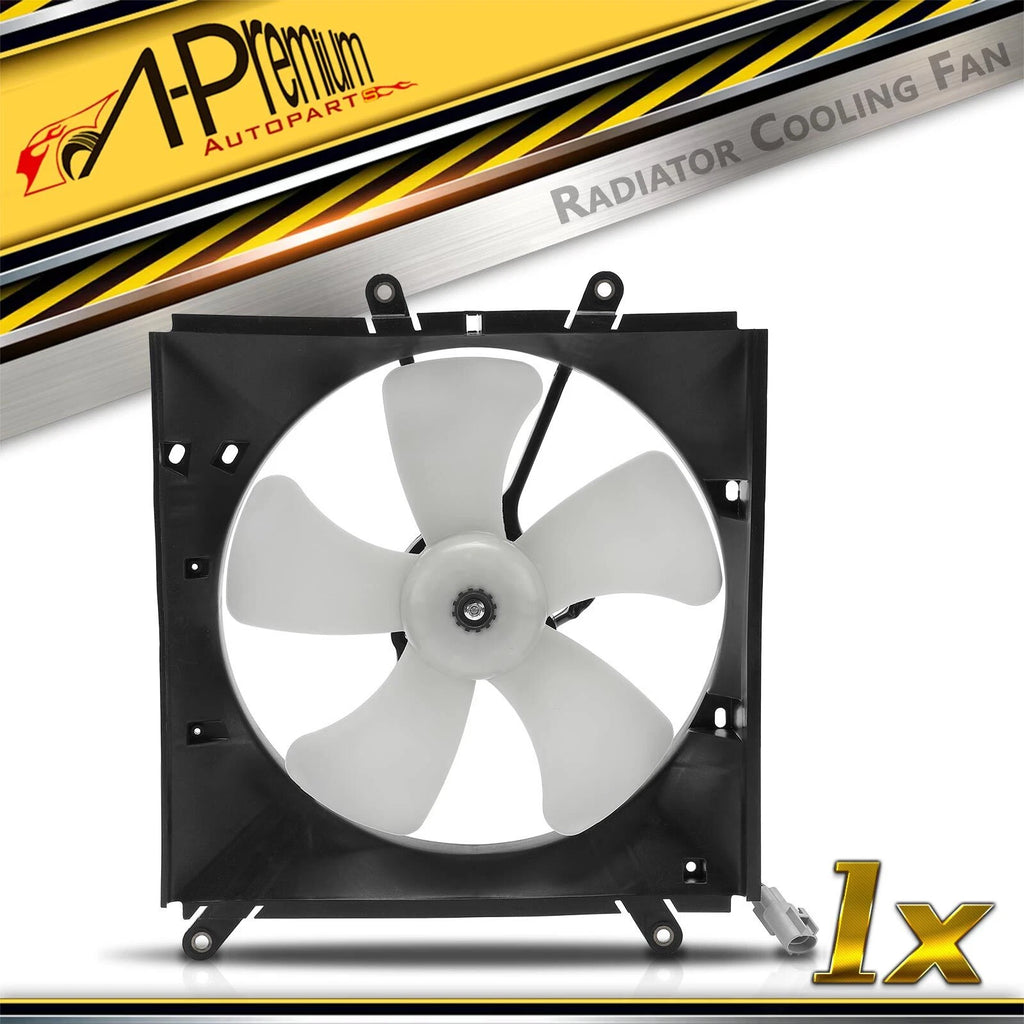 Left Cooling Fan Assembly for Toyota Corolla Geo Prizm (1993-1997)