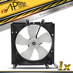 Left Cooling Fan Assembly for Toyota Corolla Geo Prizm (1993-1997)