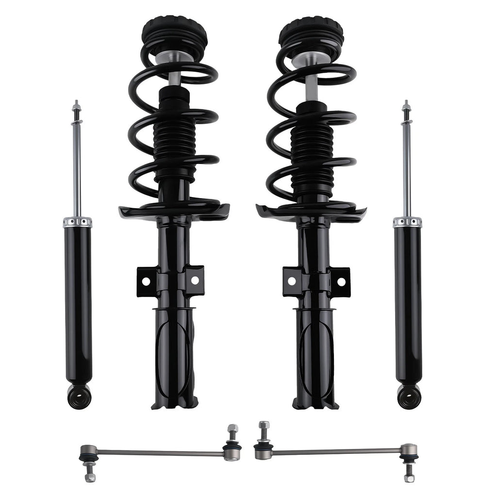 Set of 6 Struts, Shocks & Sway Bars for Cadillac SRX (2010–2016)