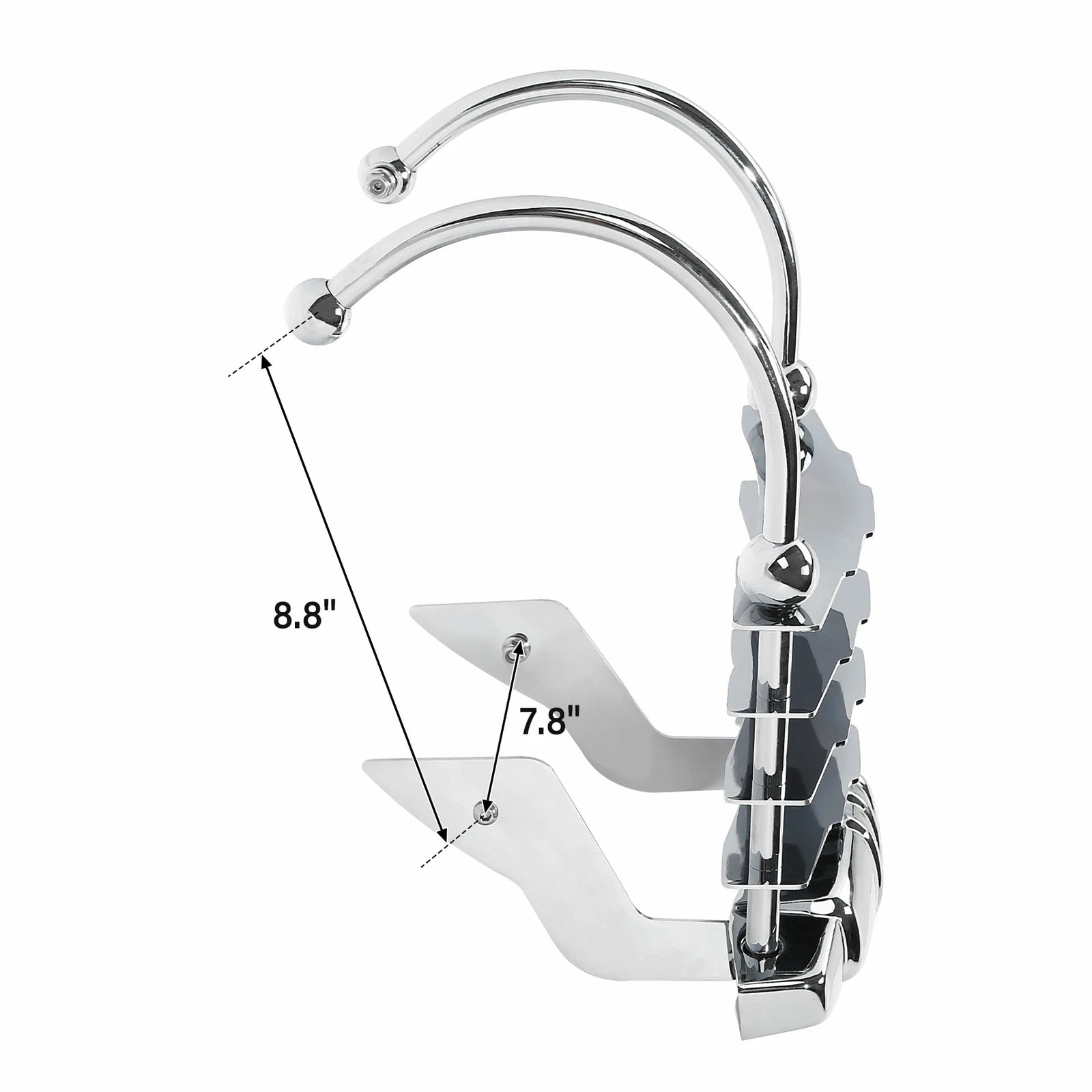 Rear Bumper Cheese Grater Grill for Harley Heritage Springer (1997–2003) Chrome