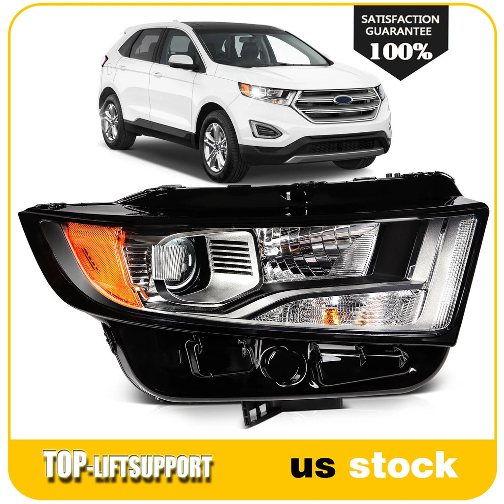 Right Passenger Side Headlight Assembly for Ford Edge (2015–2018)