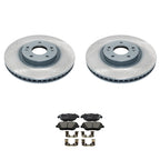 DuraGo Front Rotors & Bosch QuietCast Ceramic Pads for Optima (FWD)