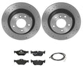 Brembo Rear Brake Kit for BMW 328i E90 E92 (2007–2013) - Low-Met Pads, Drilled Rotors