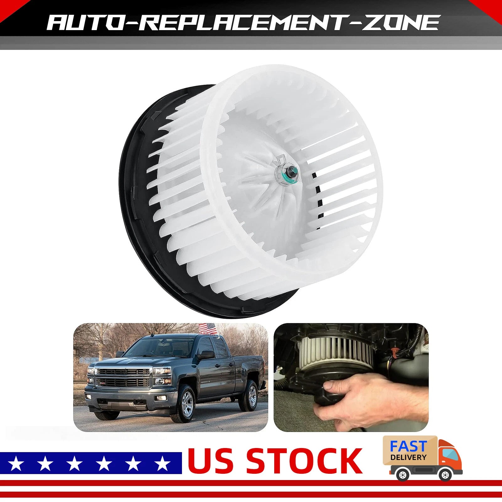 Heater Blower Motor 700164 for Chevrolet Silverado 1500/2500/3500 (2007–2014)