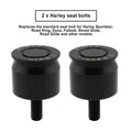 2X CNC Screw Mount Seat Bolt for Harley Dyna Softail Sportster Road King Glide