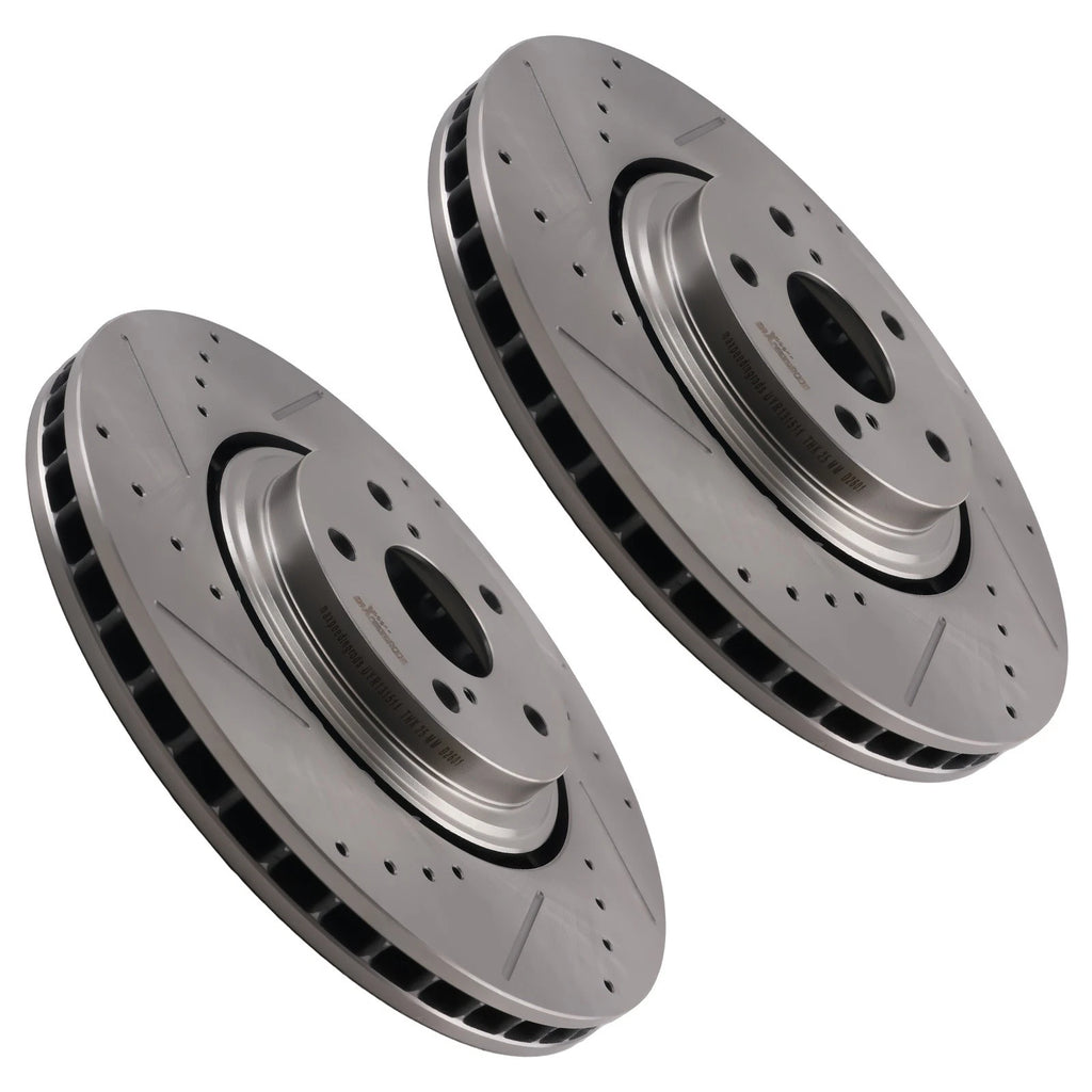 Front Brake Rotors Pair for Lexus NX300 (2018–2021) Toyota Sienna (2011–2020) S31511