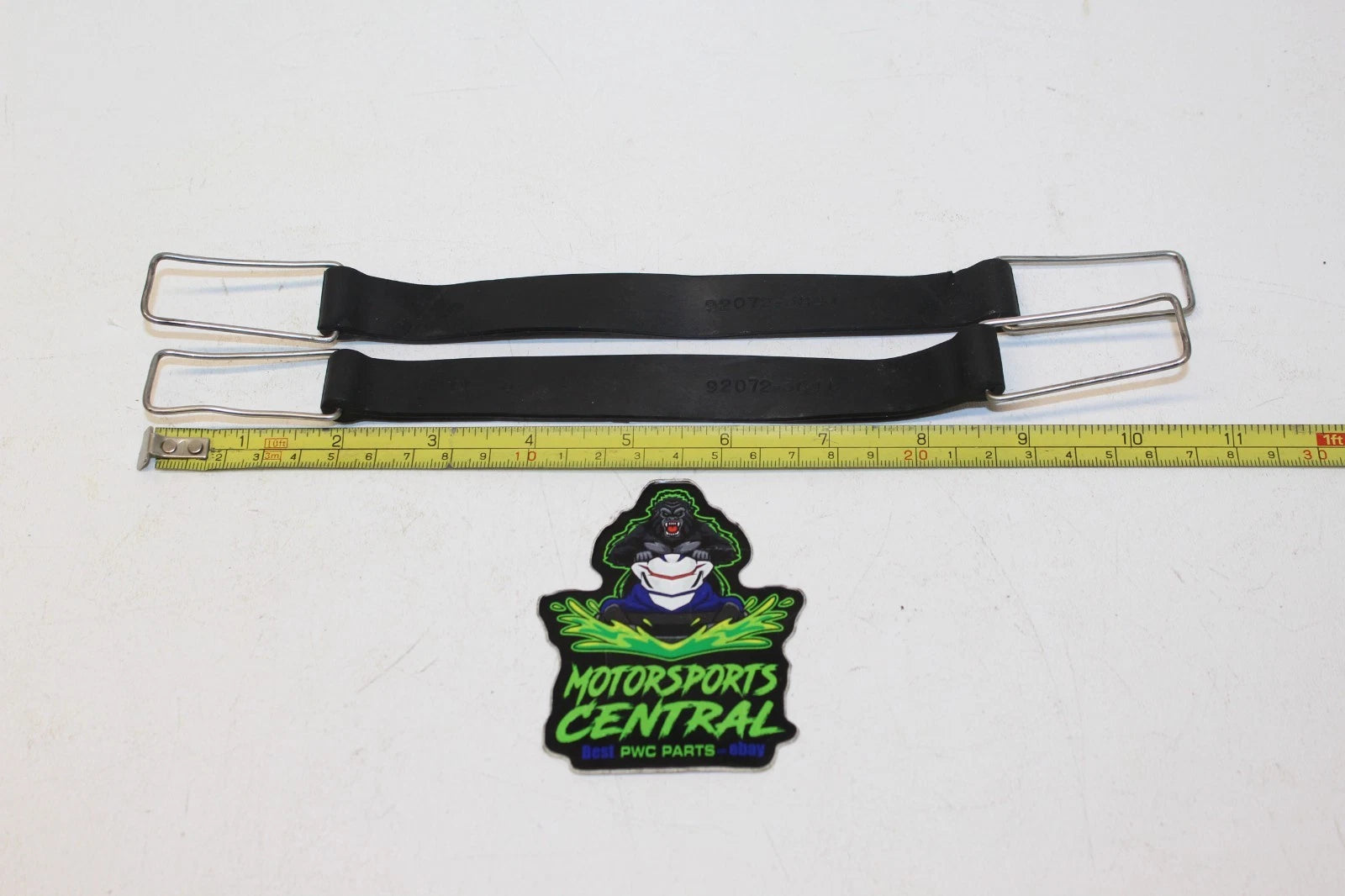 Set of 2 Rubber Strap Bands for Kawasaki 300X SX-R SXI STX 300LX (OEM 92072-3841)
