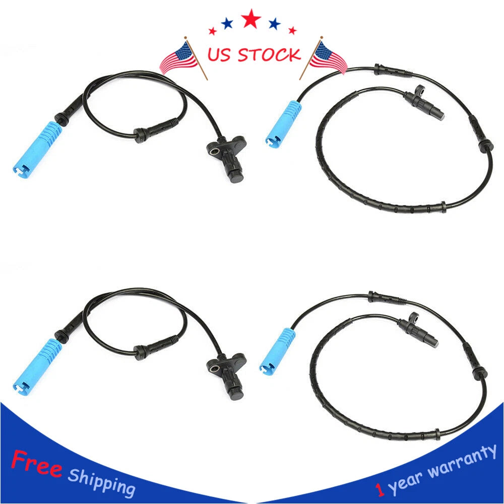 Set of 4 ABS Wheel Speed Sensors for BMW E39 540 525 528 (1997–2003)