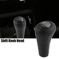 6 Speed Manual Gear Shift Knob for BMW  Faux Leather Black