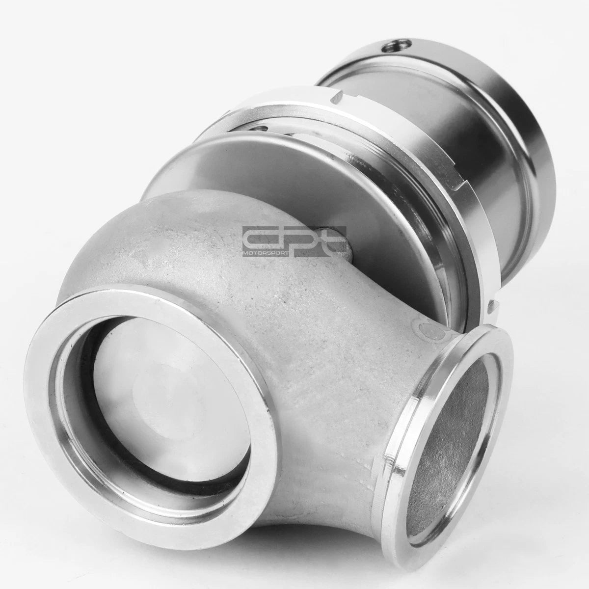 Universal 40mm Turbo V-Band Wastegate Bypass Exhaust + Spring Silver
