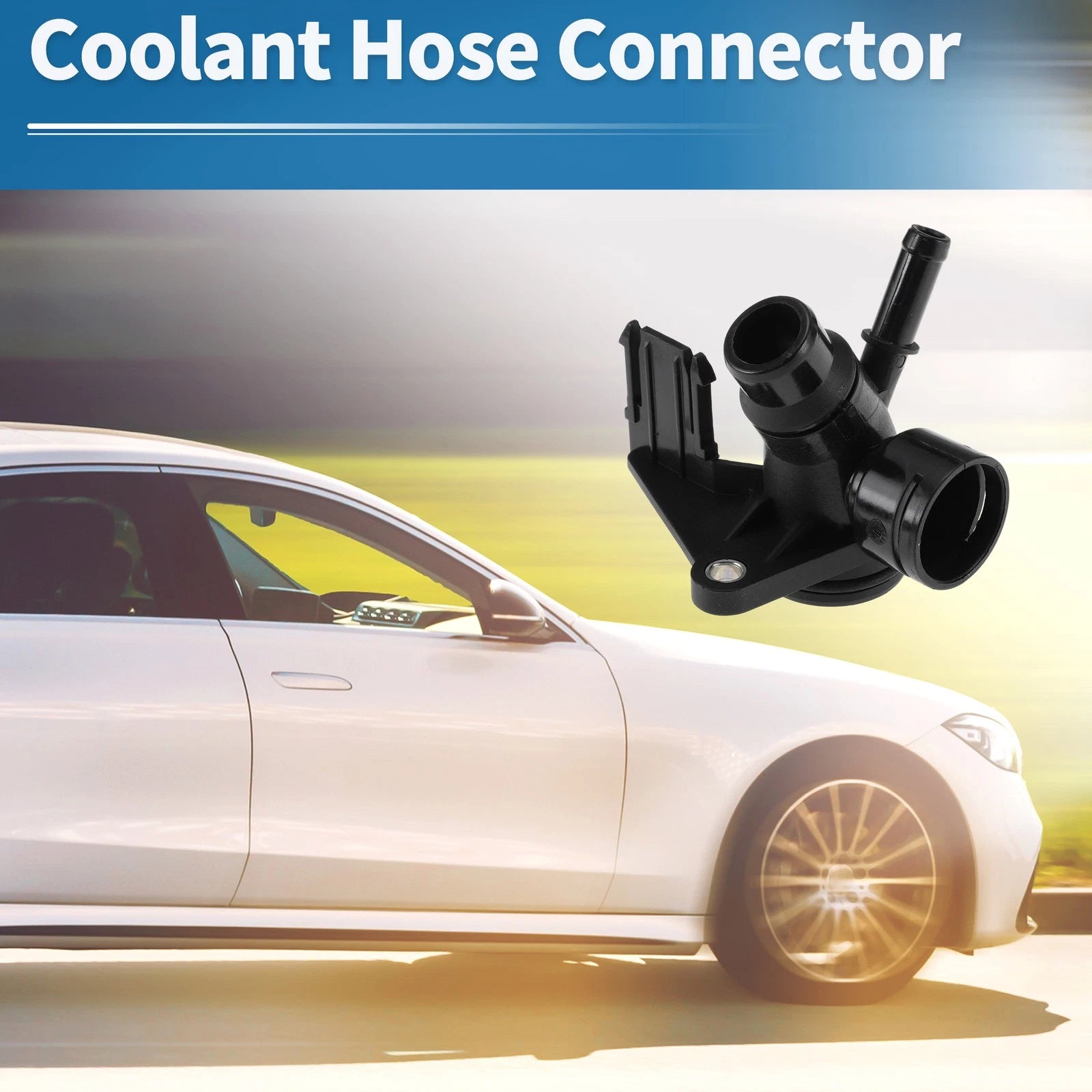 Engine Coolant Hose Connector for Audi B8 (2009–2016) No. 06H121132H 1 pcs