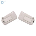 Set of 2 Sun Visors for Nissan Sentra (2013–2019) W/ Vanity Mirror Gray