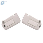 Set of 2 Sun Visors for Nissan Sentra (2013–2019) W/ Vanity Mirror Gray