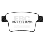 Set of 4 Rear Brake Pads for Jaguar X Type (2005–2008) GW626QV