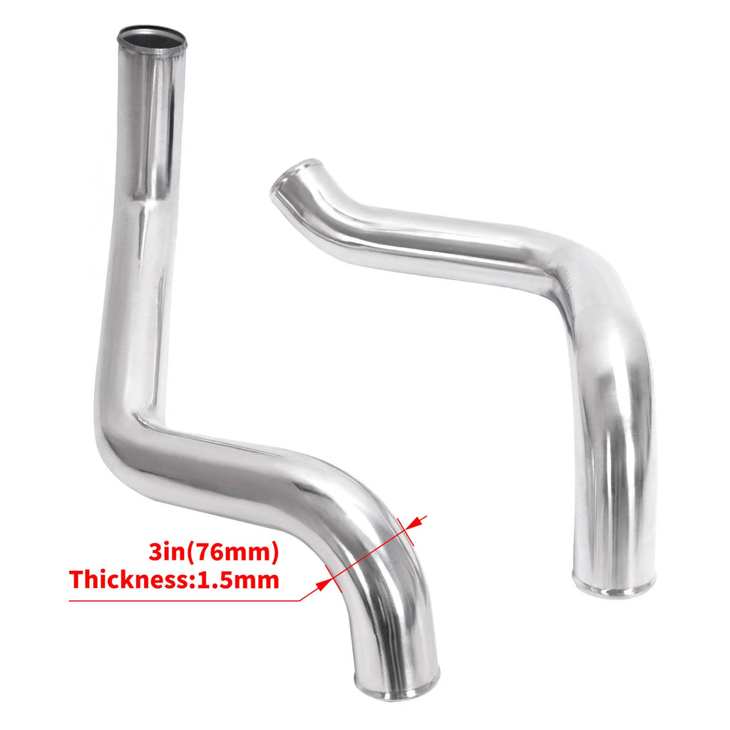 3" Intercooler Pipe & Boot Kit Aluminum for GMC 6.6L LB7 Duramax (2002–2004)