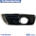 Front Lower Bumper Grill with Fog Light Covers for Chevy Malibu (2013-2015)